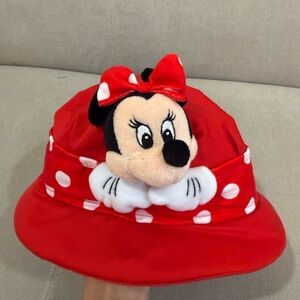 Disney Minnie Mouse Red Polka Dot Kids Youth Hat